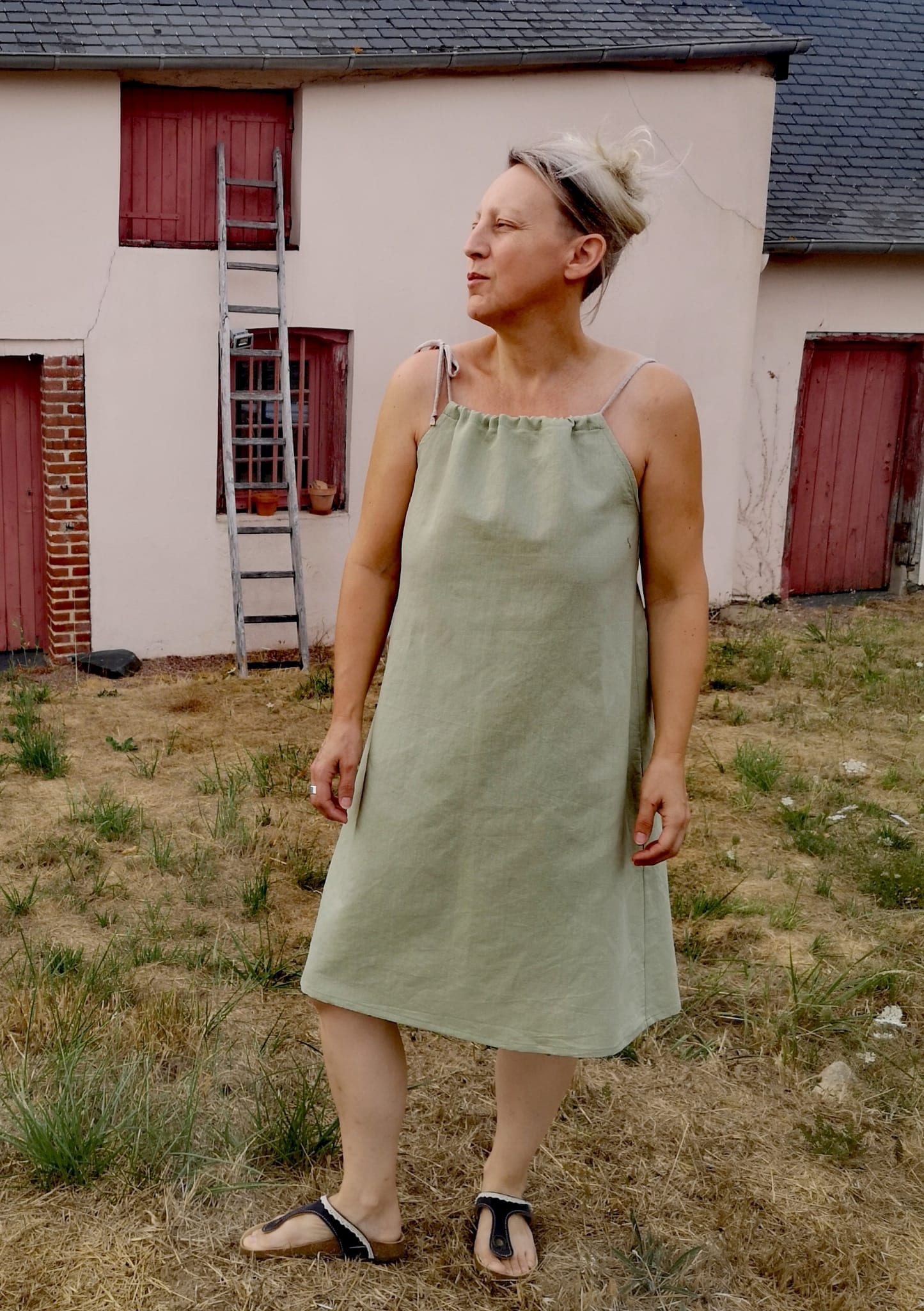 Robe Charlestine - Vert d'eau